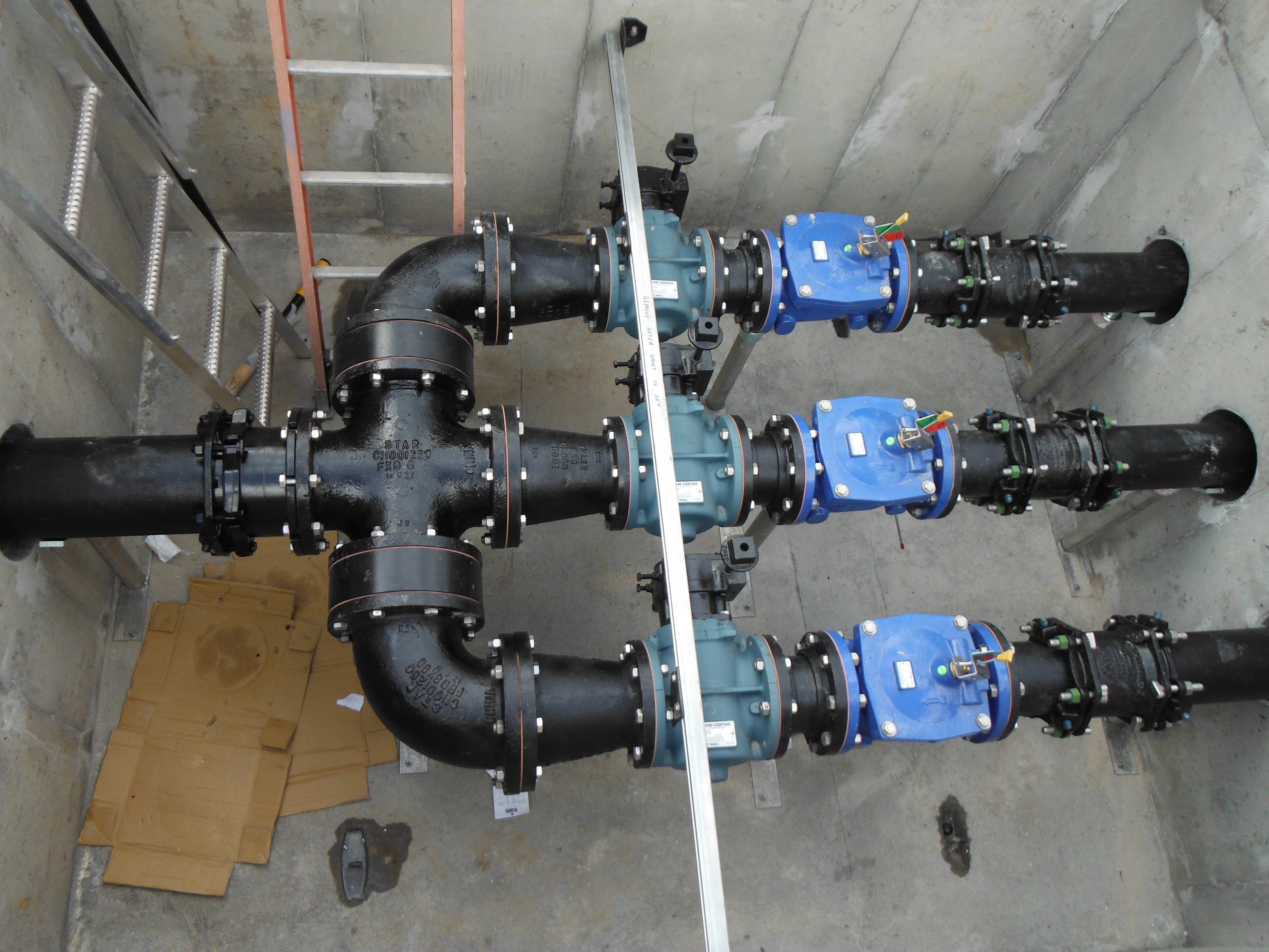 Pleasant Valley RV Park, Williston, North Dakota triplex lift station - pumps