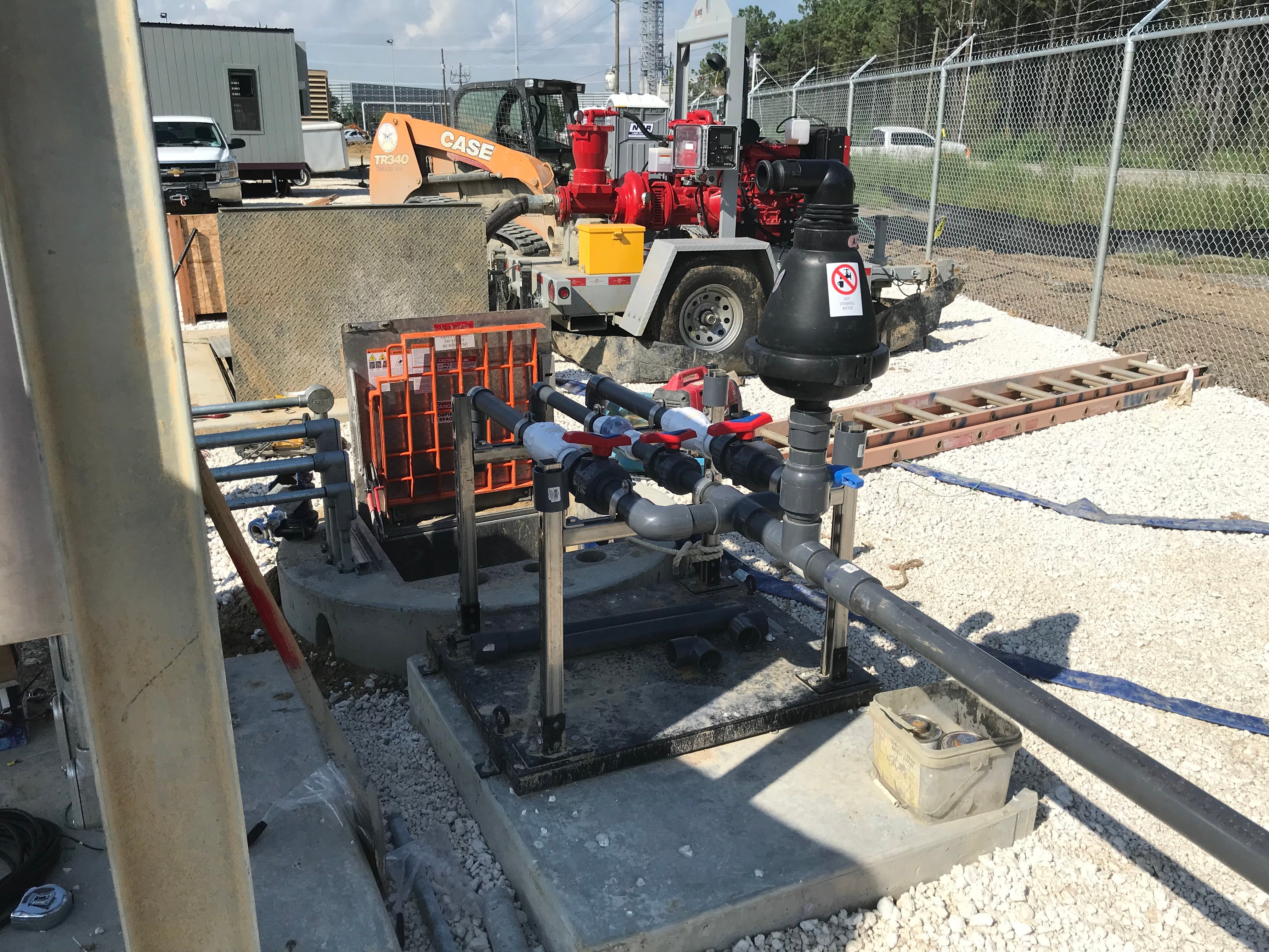 Westlake Compressor Station Louisiana stormwater pump station