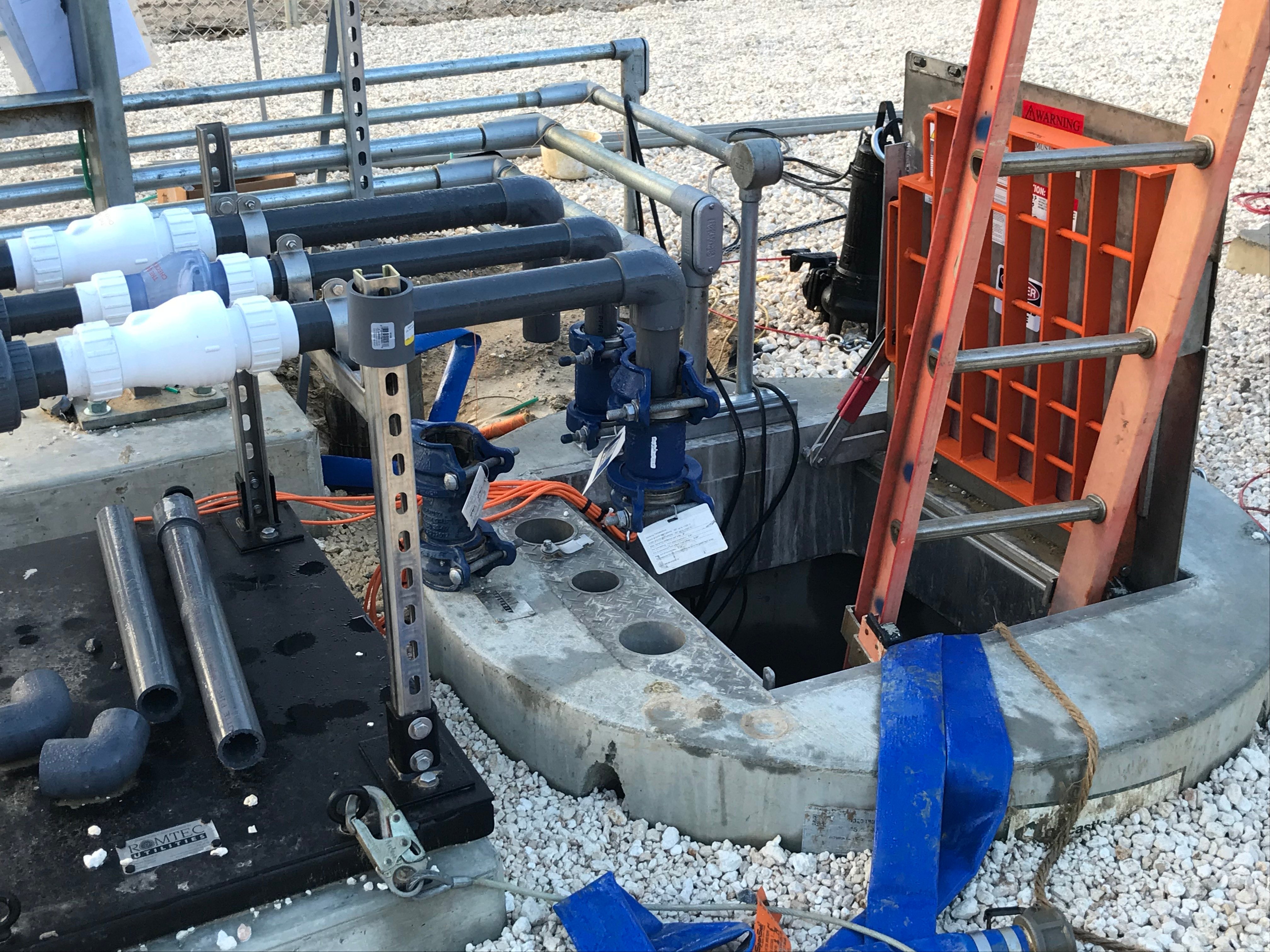 Westlake Compressor Station Lousiana stormwater lift station